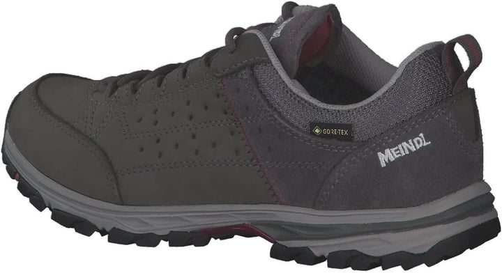Meindl Damen Wanderschuhe Durban Lady GTX 39 EU Grau Bordeaux, 39 EU Grau Bordeaux