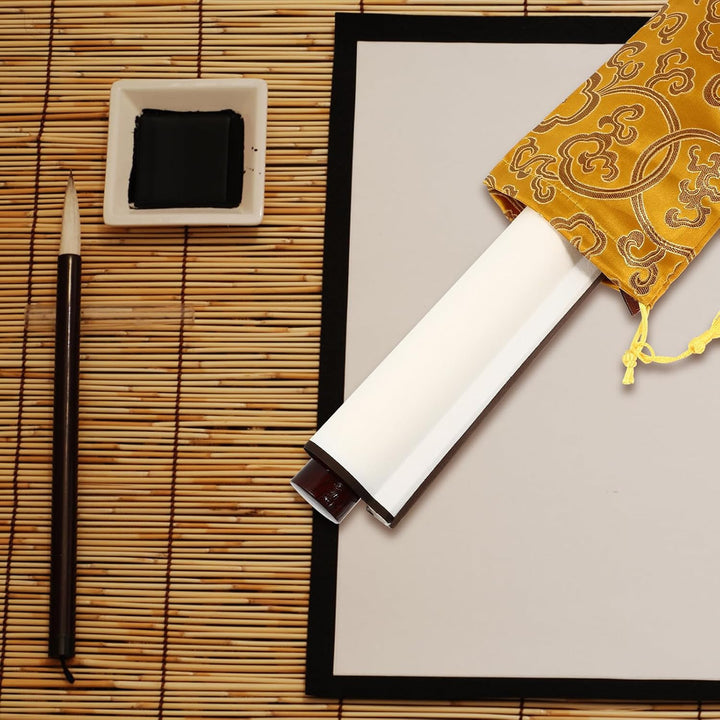 Cabilock Polyester Aufbewahrungstaschen für Malrollen 50cm Kalligraphie Rollentasche Staubschutz 2 S