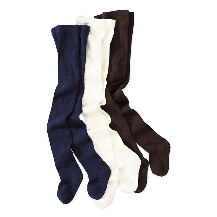 wellyou - Kinder Strumpfhosen Mädchen &amp; Jungen - 3er Set Baby-Strumpfhosen mit Muster - bunte Baumwo