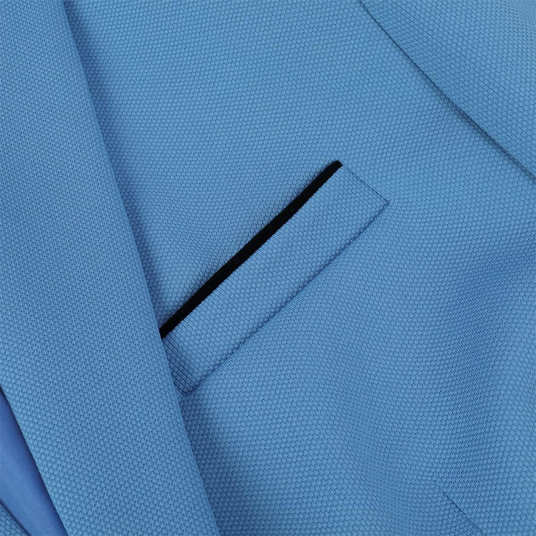Allthemen Herren Anzug Stretch 2 Teilig Herrenanzug Slim Fit Business Hochzeitsanzug 1 Knopf für Män