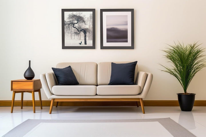 Stallmann Design Bilderrahmen 33x98 cm schwarz Holz mit Acrylglas Rahmen-Breite 40mm Posterrahmen We