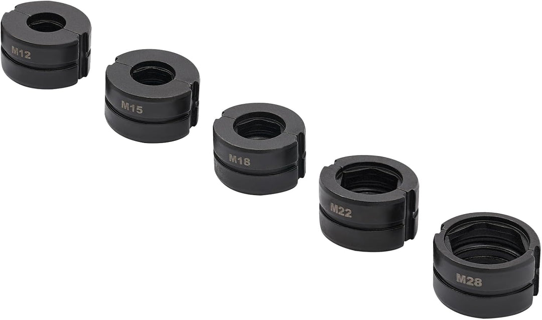Pressbacke 5er Set 12-28mm Cr40, Für Hydraulische Rohrpresszangen