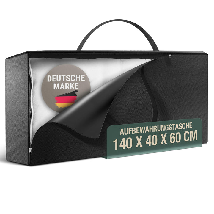 Celeko Home | Aufbewahrungstasche XXL 140 x 40 x 60 cm für Gartenauflagen Bettdecken Kleidung Umzug