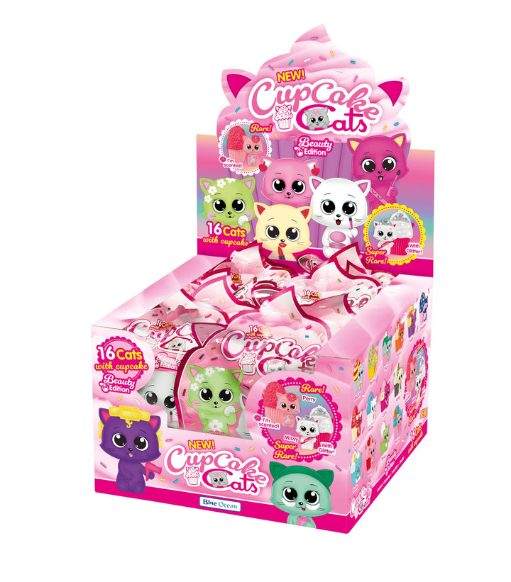 CupCakeCats Beauty Edition Display - alle 16 Figuren garantiert