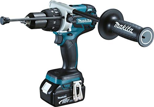 Makita DHP481RTJ Akku-Schlagbohrschrauber 18 V / 5,0 Ah, 2 Akkus + Ladegerät im MAKPAC Ladegerät im