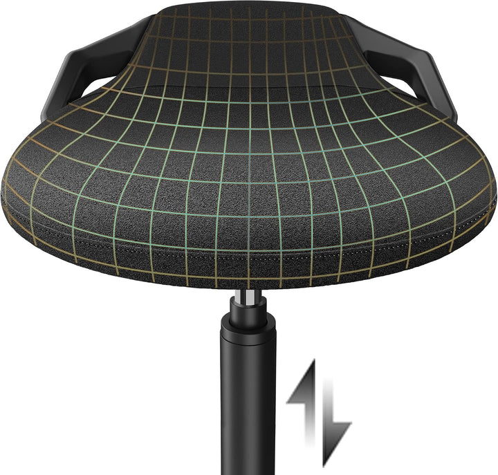 Ergonomischer Stehhocker höhenverstellbar 60–85 cm, Aktivhocker 60-85 CM, 60-85 CM