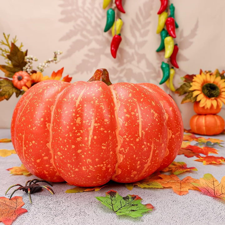 Gresorth 33 cm Super grosser künstlicher Kürbis für Im Freien Veranda