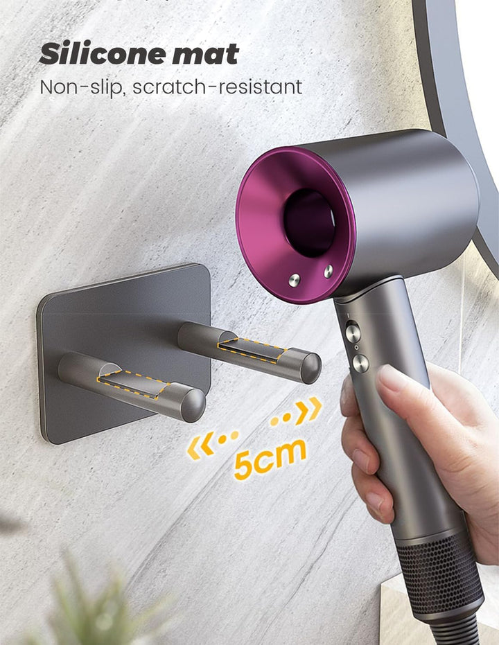 föhn Halterung kompatibel mit Dyson, fön Halterung ohne Bohren kompatibel mit Laifen Föhn, wandhalte