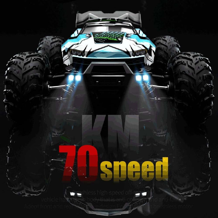 X-Verse 1:16 70KM/H Ferngesteuertes Auto mit Bürstenloser Motor, 4WD RC Auto Geländewagen Offroad, 2