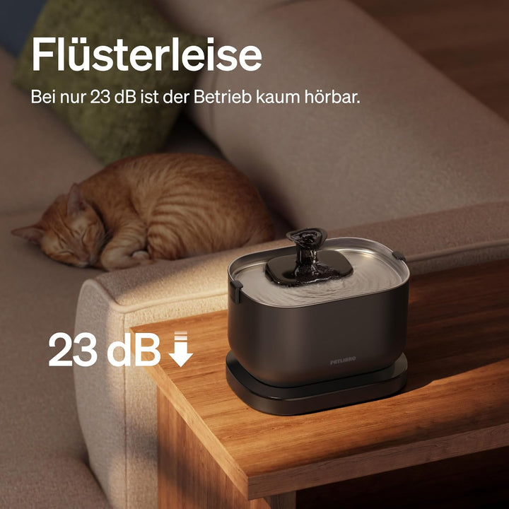 PETLIBRO Katzenbrunnen Kabellos mit Bewegungsmelder, Einfache Reinigung, Nr.1 Dockstream Trinkbrunne