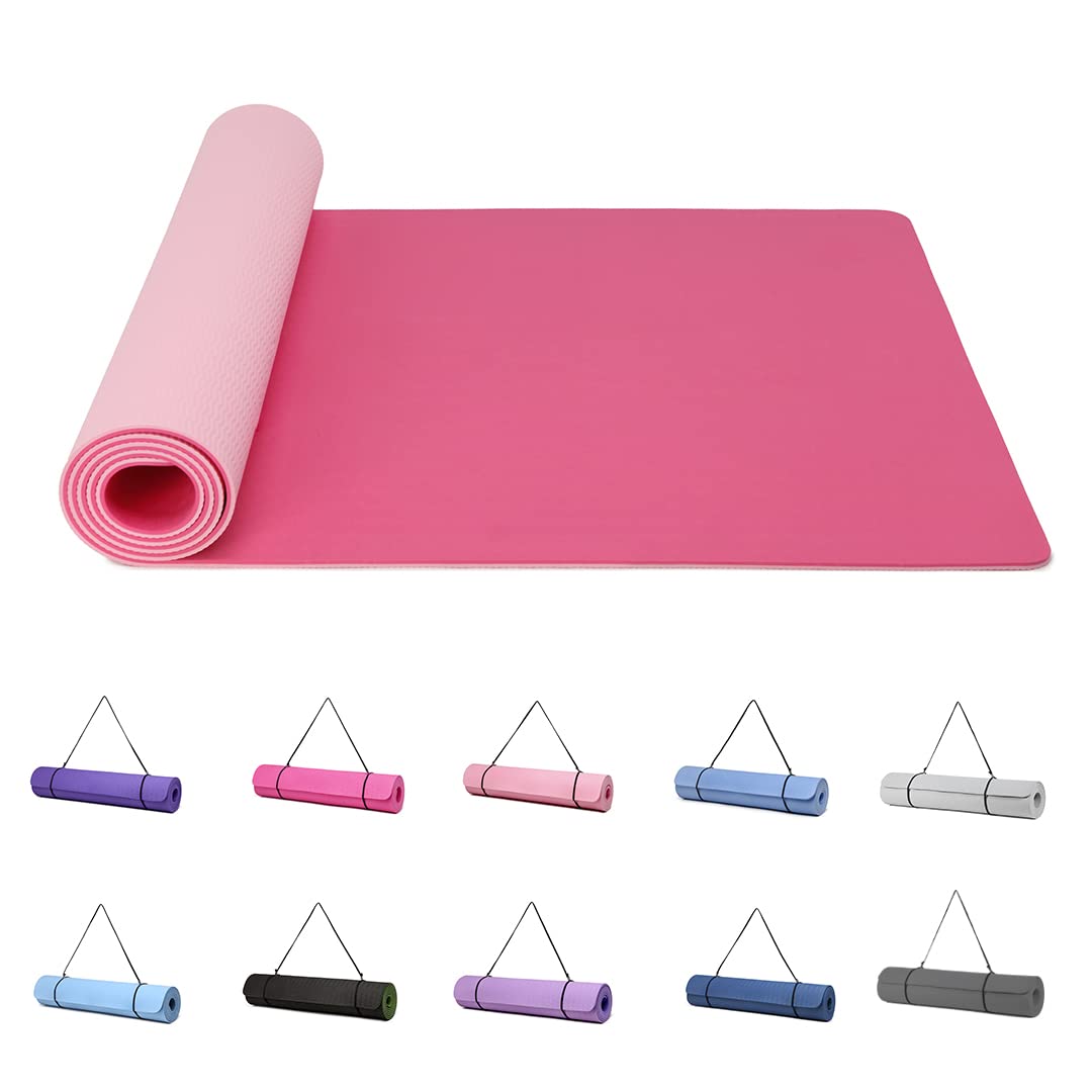 Good Nite Yogamatten Für Frauen Rutschfeste Strukturierte Oberflächen Gymnastikmatte Yoga Matte Dick
