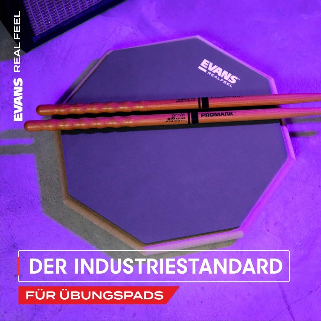 Evans HQ RF-6GM 15,24cm (6 Zoll) Mountable Pad einseitig 6-Inch Einseitig, 6-Inch Einseitig