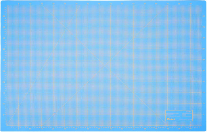 Victor Schneidematte blau 90x120cm 3-lagig Schneidematte A0 selbstheilend - Bastelunterlage - Schnei