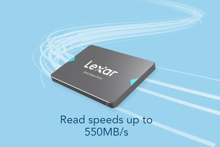 Lexar NQ100 2,5 Zoll SATA III (6 Gb/s) 240 GB SSD, bis zu 550 MB/s Lesen Solid-State-Laufwerk, Inter