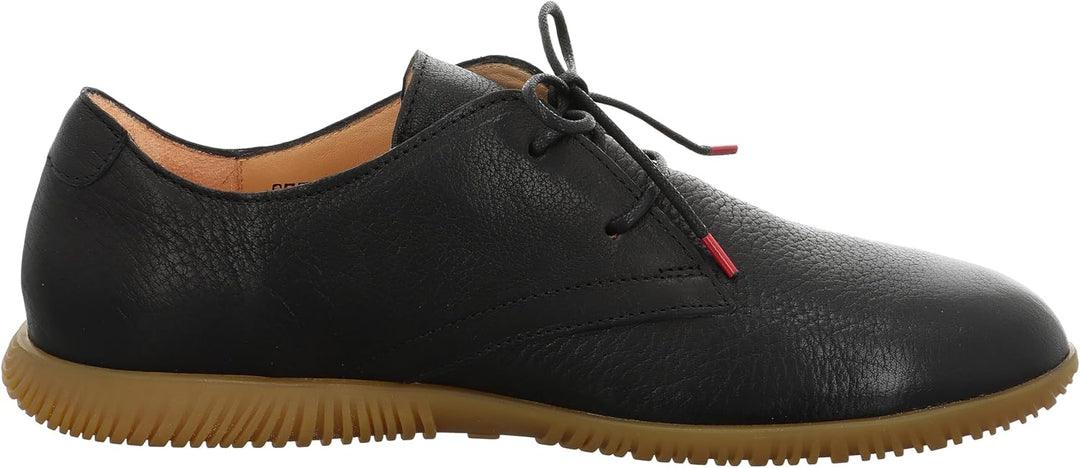 Think! Herren Hauki Chromfrei Gegerbte Nachhaltige Schnürhalbschuhe 44 EU 0000 Schwarz, 44 EU 0000 S