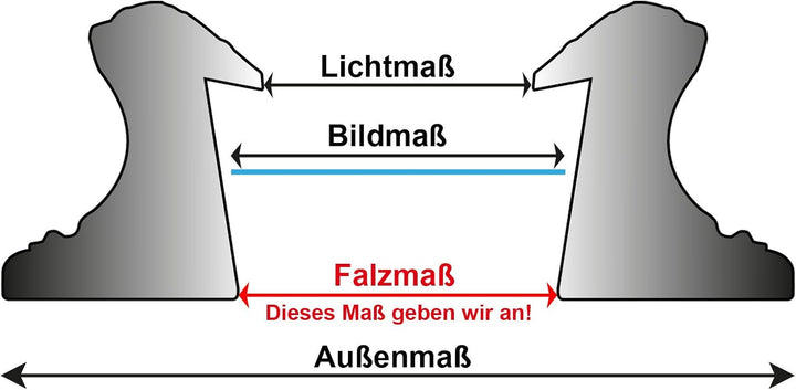 Barockrahmen weiss mit Gold verziert 469 BIA/ORO, Leerrahmen 50x70 cm 50x70 cm Leerrahmen, 50x70 cm