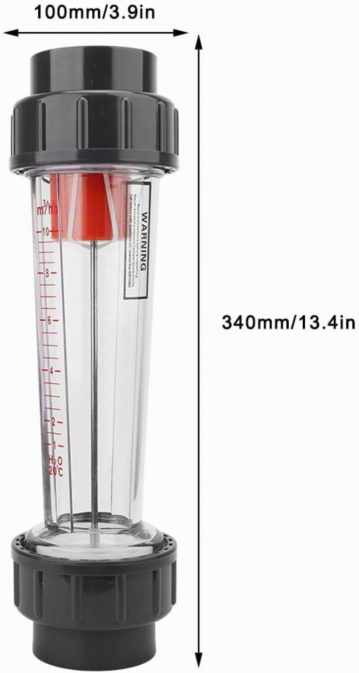 Durchflussmesser für Rohrflüssigkeiten LZS-50 (D) Messbereich 1-10 m³/h Durchflussmesser für Wasserf