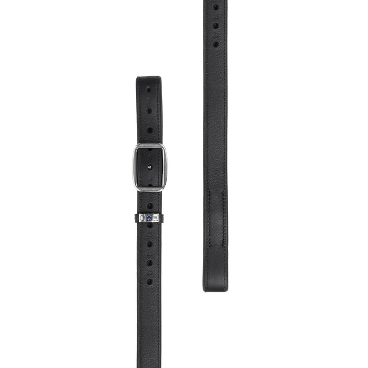 Stübben Steigbügelriemen Mono de Luxe Breite 1 Zoll ebony XL (88cm), ebony XL (88cm)