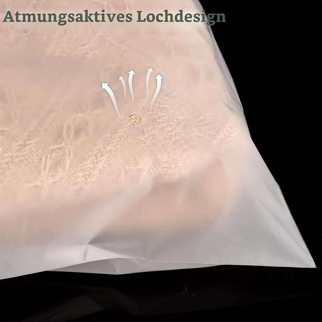 30 Stücke Zip Beutel Grosse, 500x600mm, folienstark 70 µm, Grosse Gleitverschlussbeutel, Wasserdicht
