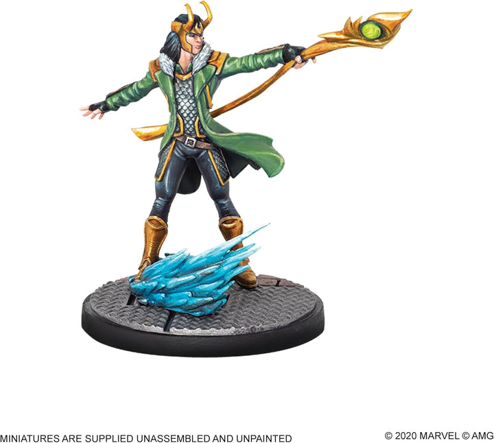 Atomic Mass Games - Marvel Crisis Protocol: Character Pack: Loki and Hela - Miniature Game