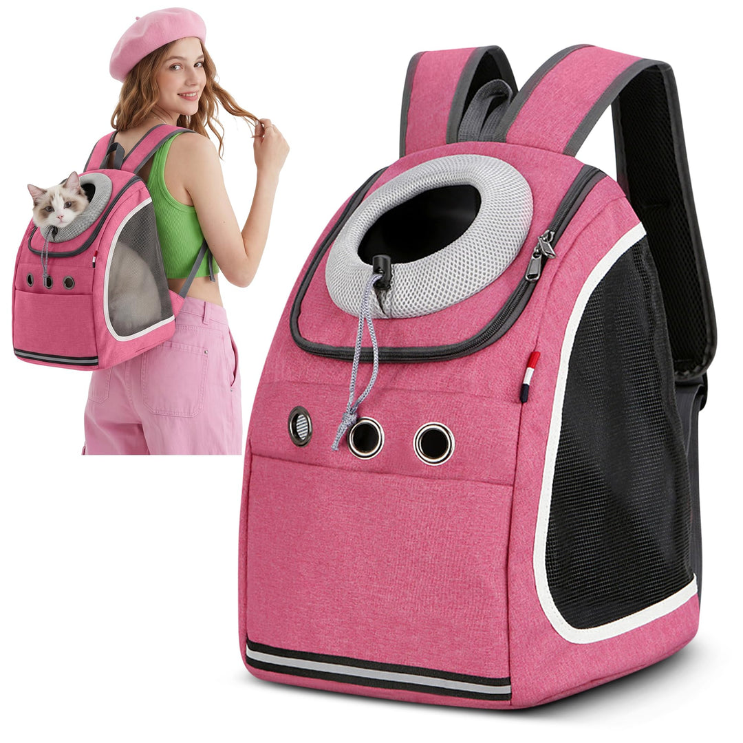 ALLSOPETS Haustier Hunde Rucksäcke Tragbar Transport Rucksack Reisen Tragetasche für Haustiere Reise
