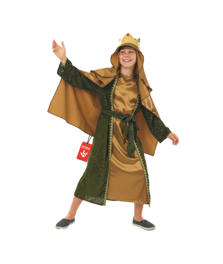 Fun Shack Sternsinger Kostüm Kinder, Festliches Halloween Kostüm Kinder, S S Gold, S Gold