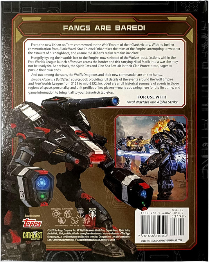 Battletech Imperium allein