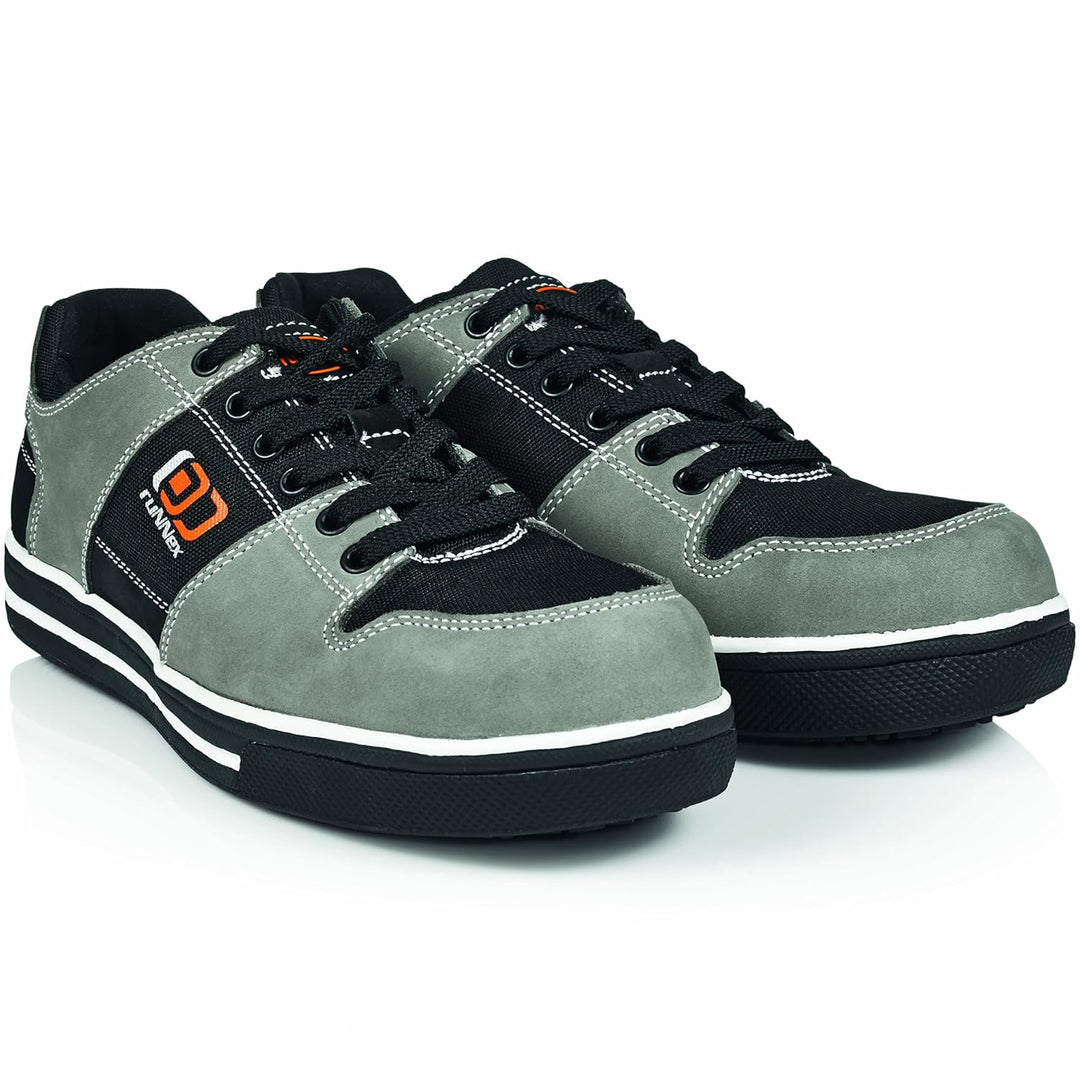 ruNNex 5240–36 Sicherheit Schuhe, Sportstar, DCF-S2, Grösse: 36, Grau/Schwarz 36 EU Grau Schwarz, 36