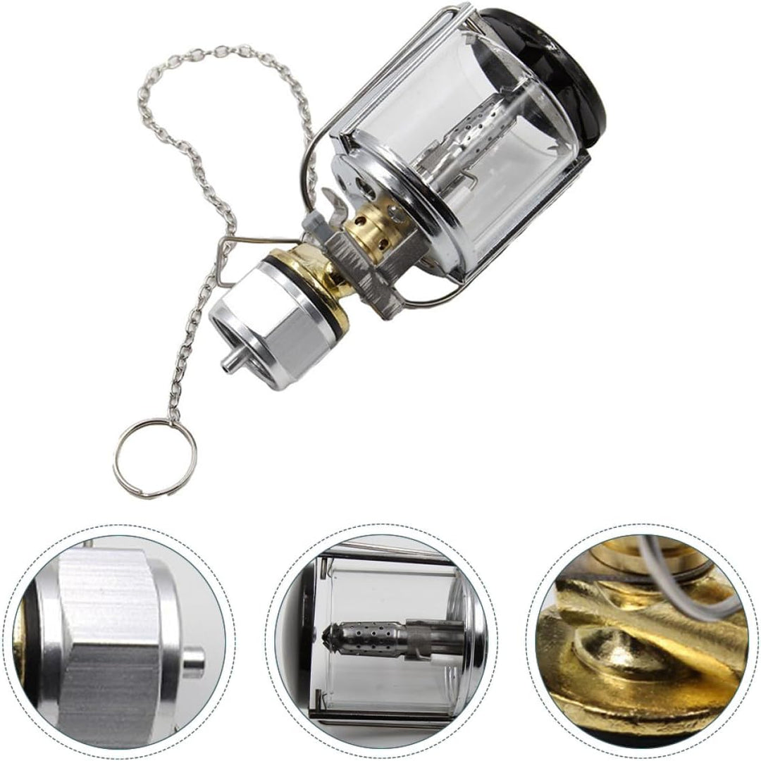 UPKOCH Campinglampe Gaslaterne Mapp Gas Propangas Outdoor Lampe Mit Abdeckung Tragbare Notlampe Für