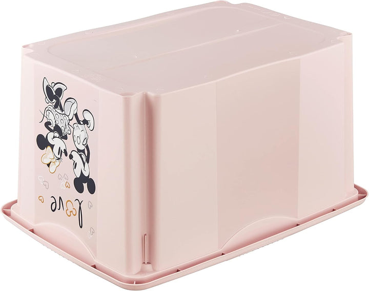 keeeper Minnie Maus Aufbewahrungsbox mit Deckel, Dreh- und stapelbar, Für Kinder, 45 l, Karolina, No