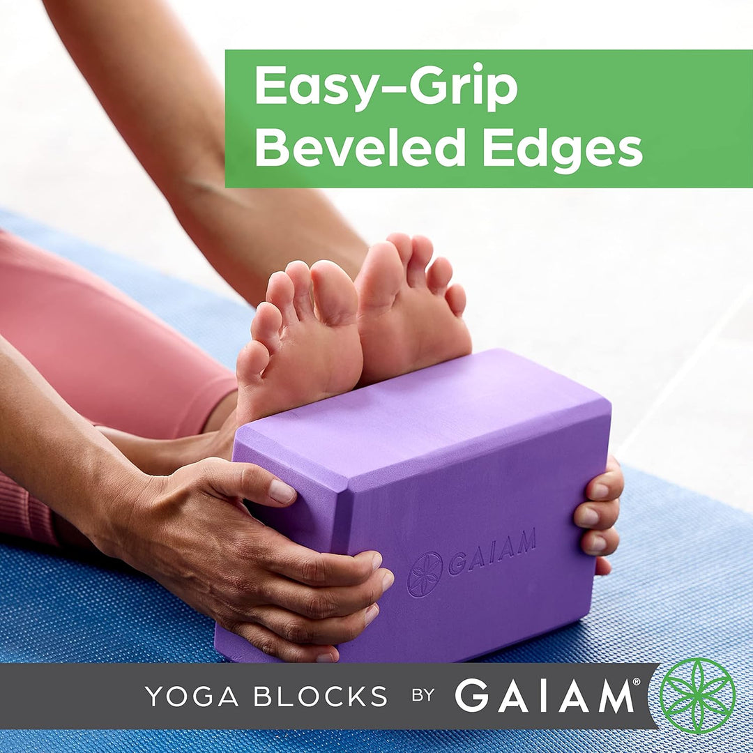 Gaiam Yogablocke Yoga Block Blauer Schattenpunkt, Blauer Schattenpunkt