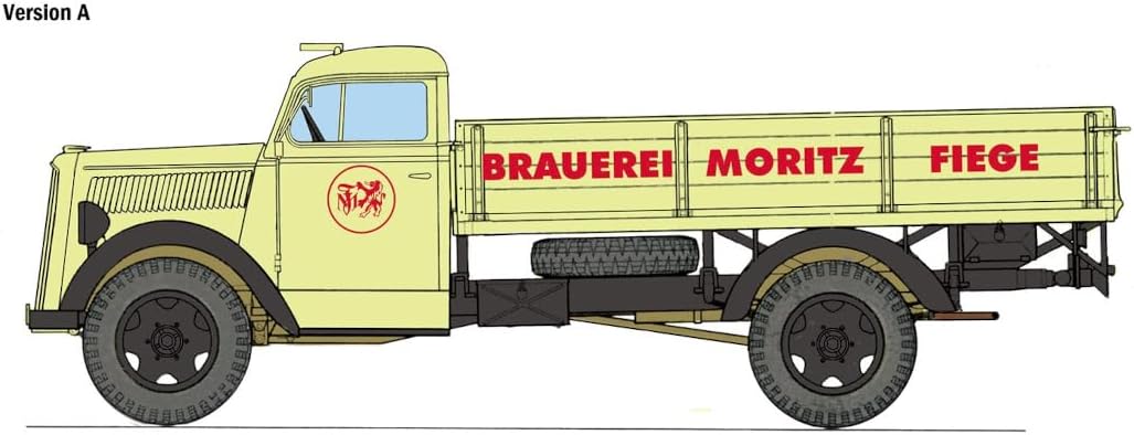 Italeri 3960 1:24 Opel Blitz Truck - Modellbau, Bausatz, Bodenmodell, DIY, Hobby, Kleber, Plastikbau