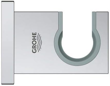 GROHE Euphoria Cube - Handbrausehalter (langlebige Oberfläche, nicht verstellbar), chrom, 27693000 C