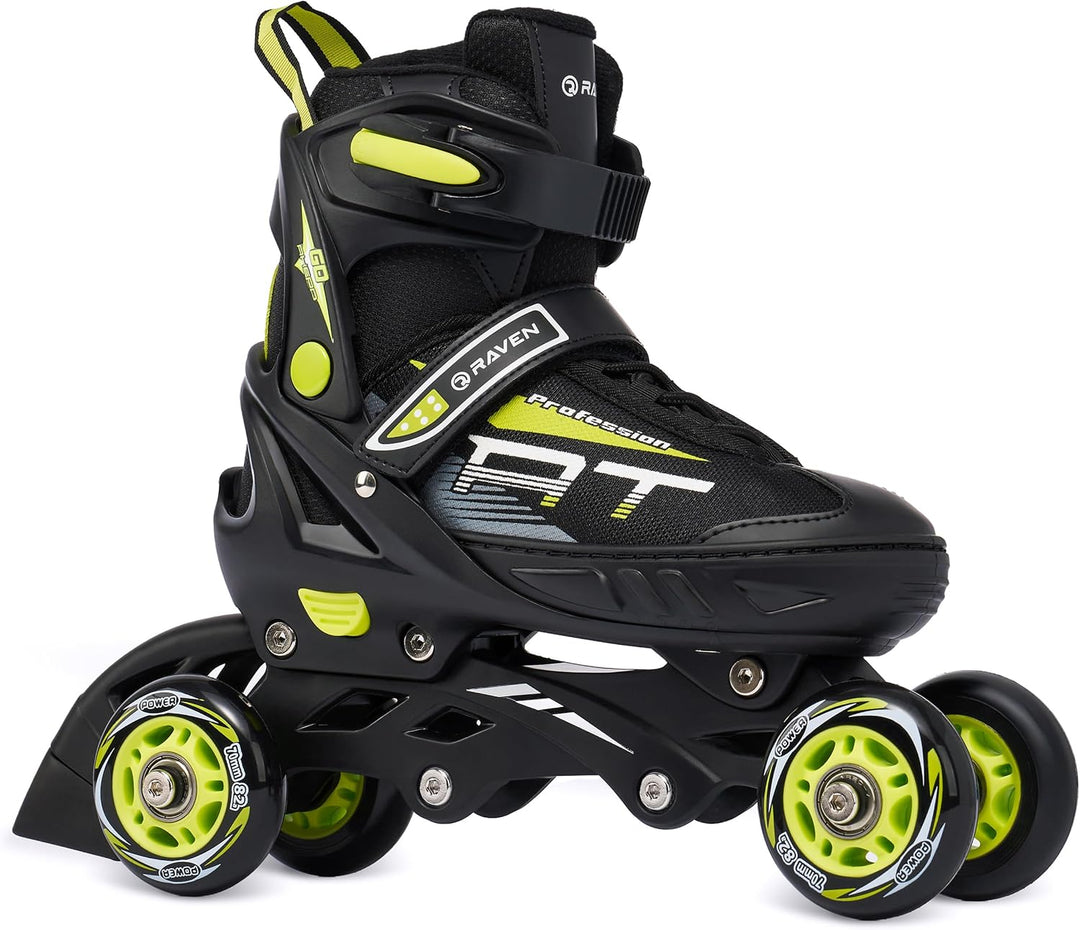 RAVEN Profession 3in1 Inlineskates Triskates Rollschuhe Inliner für Kinder und Erwachsene verstellba