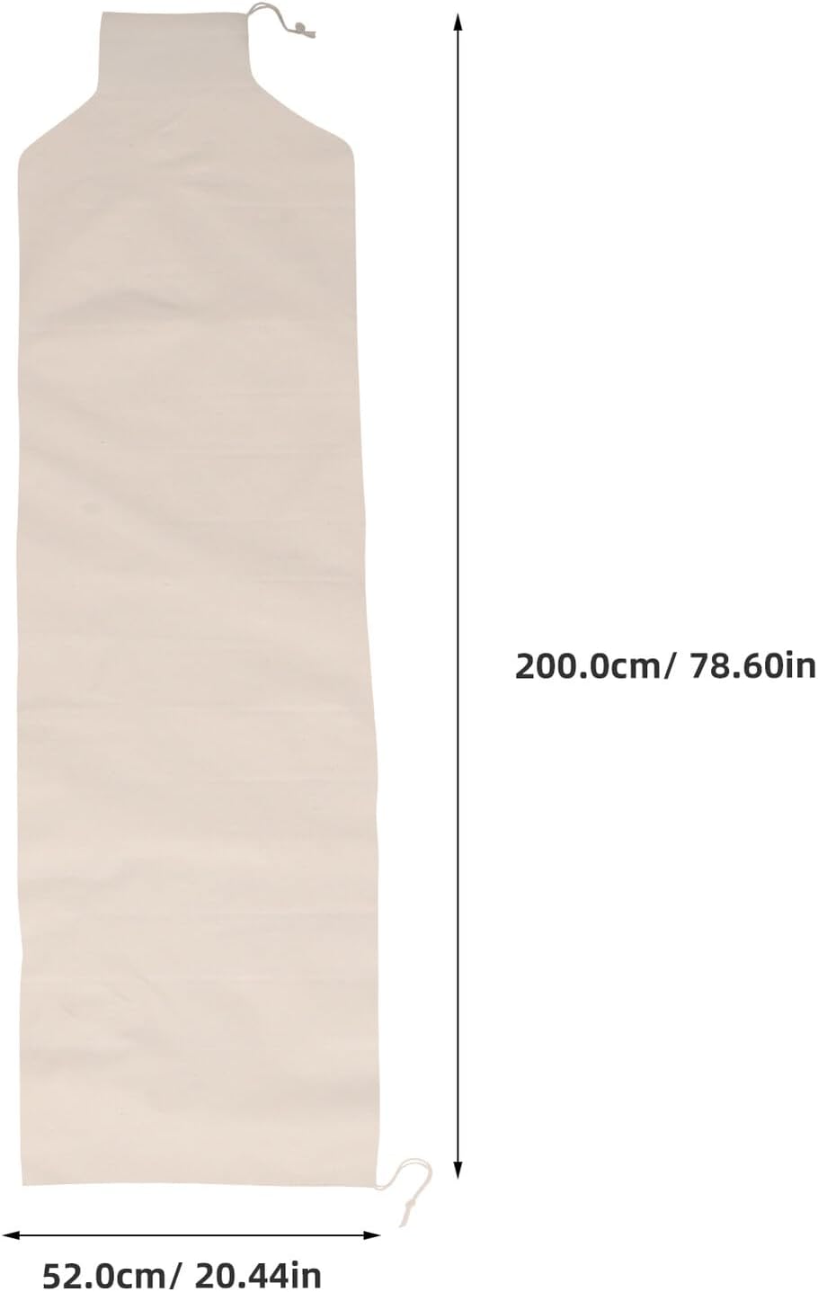 Nachhaltiger Auffangsack mit Kordelzug für Getreidemühlen Grosser Staubbeutel aus Robustem Material