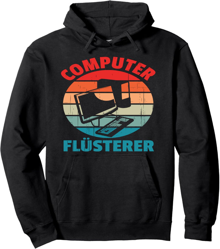 Informatiker Nerd Geschenk I Computer Flüsterer Pullover Hoodie
