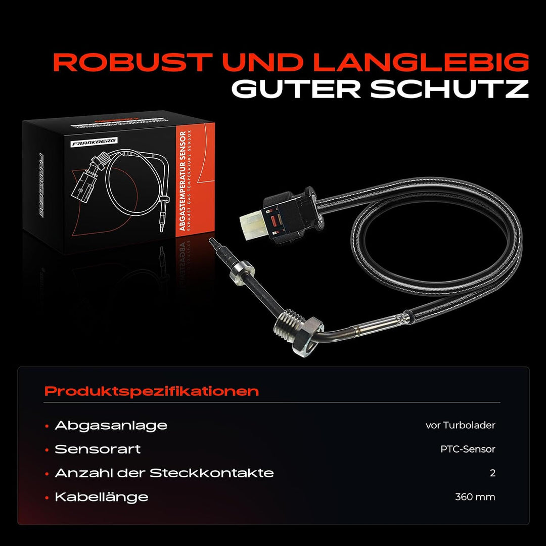 Abgastemperatursensor vor Turbolader für W204 W212 A207 S212 W164 X164 S204 V6 3.0L Diesel 2006-2014