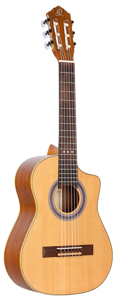 Ortega Guitars Konzertgitarre Requinto Series - deep body - inklusive Gigbag - Zedernholz / Sapele (