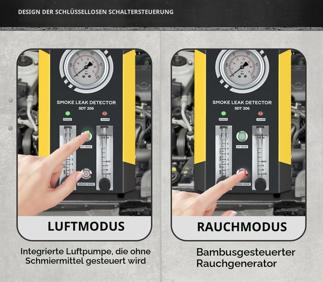 AUTOOL Automotive Pipes Kraftstoffleckdetektor Diagnositc Tester EVAP Lecks Prüfmaschine für 12 V Fa