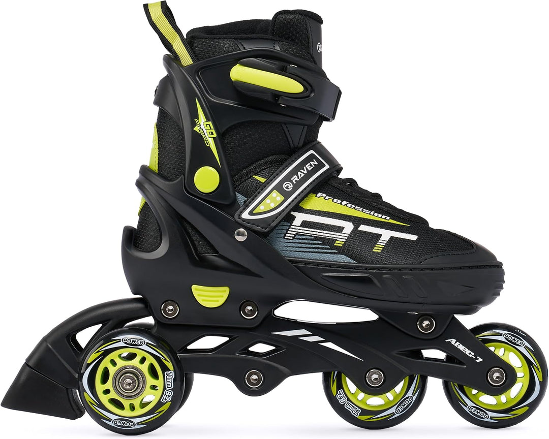 RAVEN Profession 3in1 Inlineskates Triskates Rollschuhe Inliner für Kinder und Erwachsene verstellba