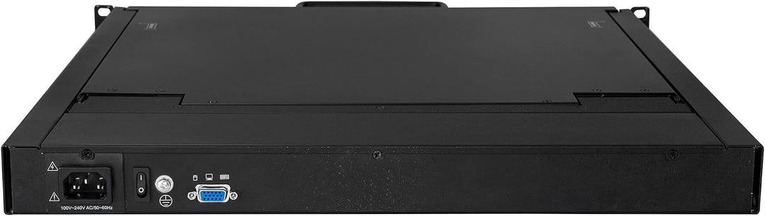 StarTech.com Rack KVM Konsole - US Tastatur(QWERTY), Ein Port VGA KVM mit 19" LCD Monitor - 1HE LCD