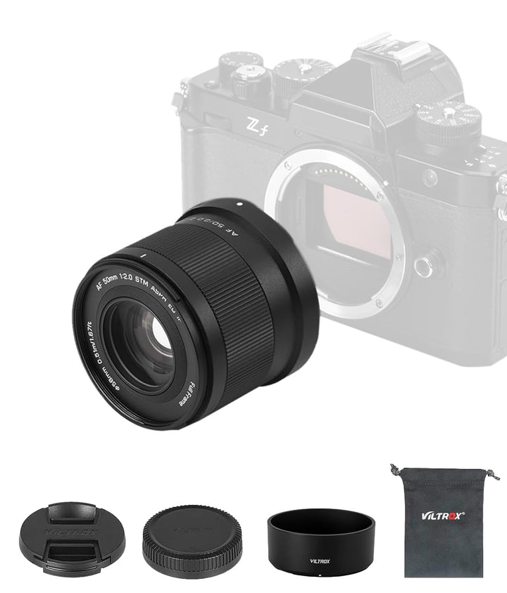 VILTROX 50mm F2.0 Z-Mount Vollformat Objektiv,AF 50mm f/2.0 für Nikon Z-Mount,Auto Fcous grosse Blen