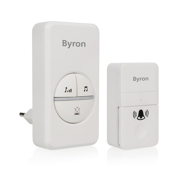 Byron DBY-23442 Funk-Türklingelset – Kinetische Energie – Weiss, Weiss