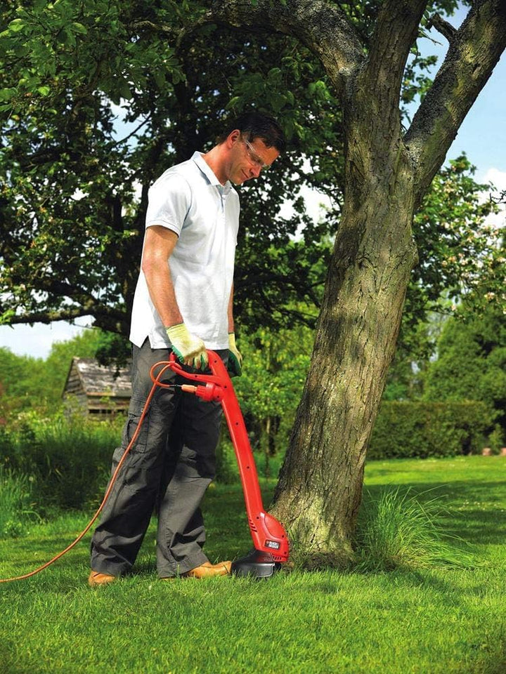 BLACK+DECKER Elektro-Trimmer Schnittbreite 23 cm, Einzelgriff 250 W, GL250-QS, Trimmer