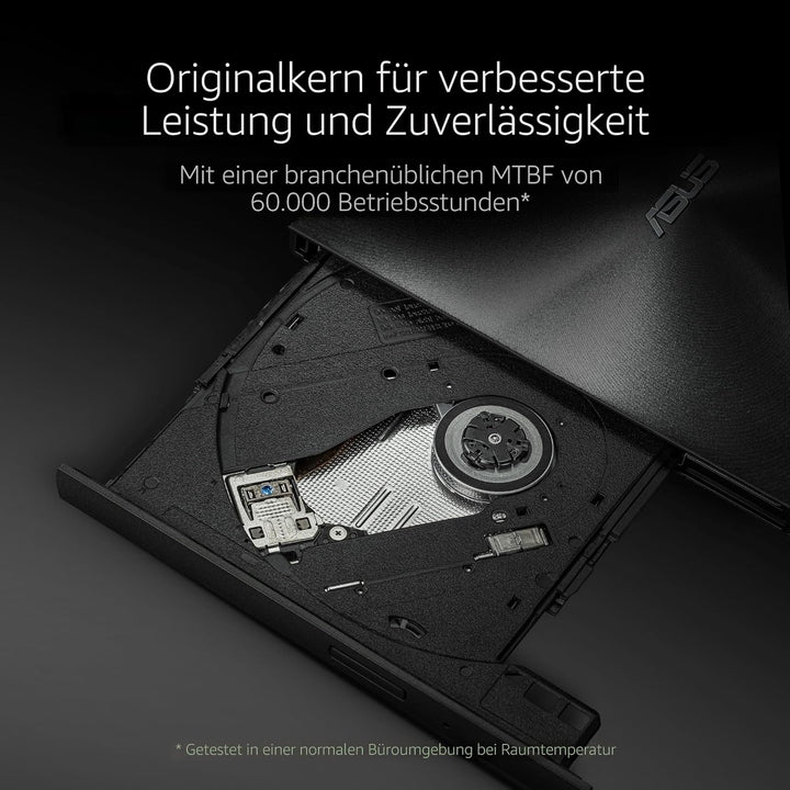 ASUS ZenDrive U8M (SDRW-08U8M-U) externes DVD-Laufwerk/Brenner (USB-C-Schnittstelle, kompatibel mit