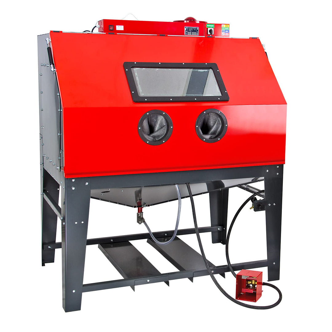 Sandstrahlkabine Sandstrahlgerät Sandstrahler sandstrahlen reinigen 1200 Liter / 1300 Watt / 400 bis