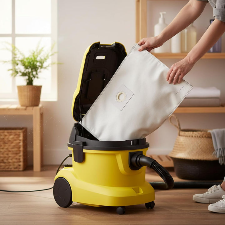 15 Staubsaugerbeutel passend für Kärcher MV3 Premium | Staubbeutel aus Vlies | von Staubbeutel-Disco