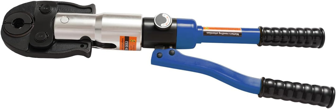 Hydraulische Crimpzange 9 Matrizen 360° Drehkopf 10T Presszange