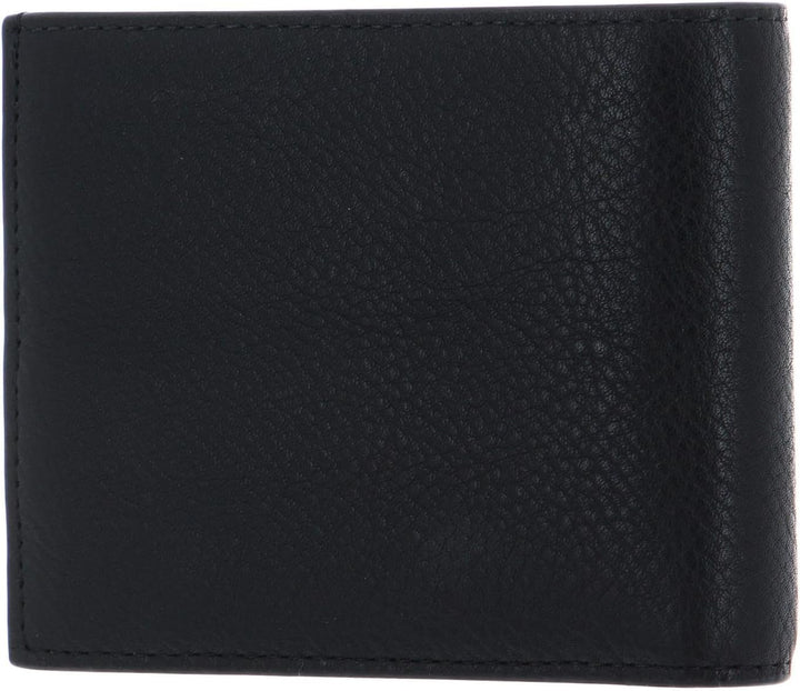 Calvin Klein Herren Geldbeutel Modern Plaque Bifold 5 CC Coin Klein, Schwarz (Ck Black), Einheitsgrö
