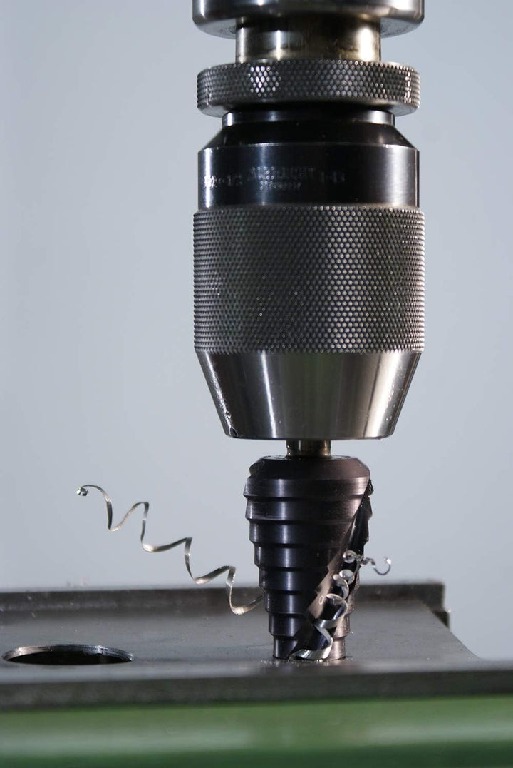 Exact 07003 Stufenbohrer Ø 6-30mm, Spiralnute, HSS, ROTASTOP, Ø 6-30mm, Spiralnute, HSS, ROTASTOP